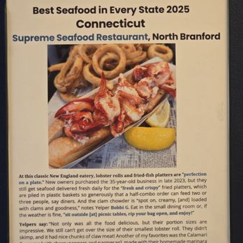 Supreme Seafood Restaurant - Seafood Near Me - North Branford, Connecticut Supreme Seafood Restaurant - Seafood Near Me - North Branford, Connecticut