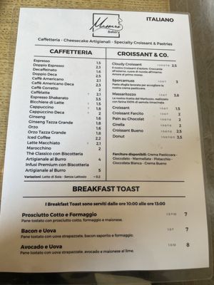 Menu photo 2 Massaro Bakery Rome, RM