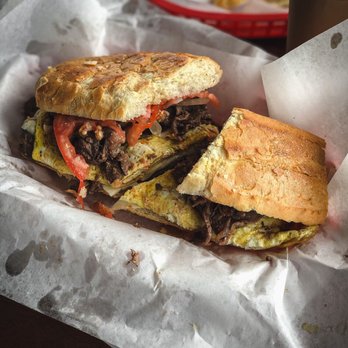 Bia's Cafe Marianao - Double Steak Sandwich with Cheese - Cuban Near Me - Chicago, Illinois