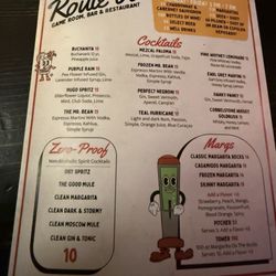 Route 66 Smokehouse - Menu