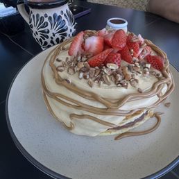 Dulce de leche pancakes