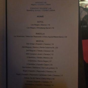 Valedor - Menu - Cocktail Bars Near Me - Chicago, Illinois Valedor - Menu - Cocktail Bars Near Me - Chicago, Illinois