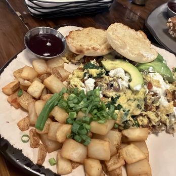 Egg Harbor Café - Built my own scrambler - Breakfast & Brunch Near Me - Downers Grove, Illinois Egg Harbor Café - Built my own scrambler - Breakfast & Brunch Near Me - Downers Grove, Illinois