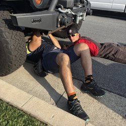 AAA Insurance - My friend and Mohi figuring out the transmission.