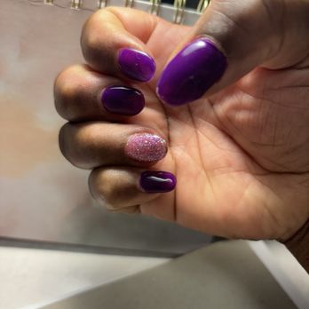 Chipped paint, crooked, misshaped nails