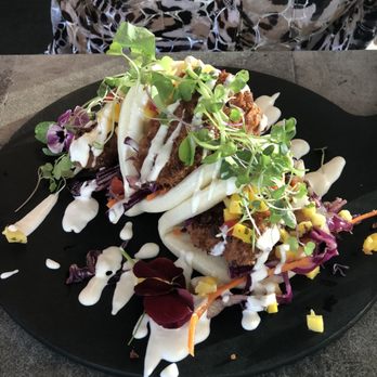 View 202 - mahi mahi. Exceptional presentation. A little on dry side. - Seafood Near Me - Redding, California