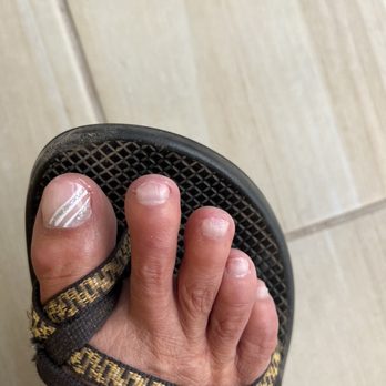 Venetian Nail Spa - A bad job painting gel and cutting my toenails. - Nail Salons Near Me - Daytona Beach, Florida