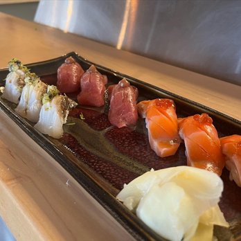 Nami Kaze - Ume Ahi, Hamachi, Ikura Salmon Nigiri - Japanese Near Me - Honolulu, Hawaii