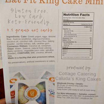 LemonShark Poke - Gluten Free Eat Fit King Cake Mini - Poke Near Me - New Orleans, Louisiana