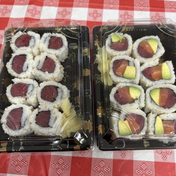 Sushi Time - Tuna roll and salmon tuna avocado roll - Japanese Near Me - Torrance, California