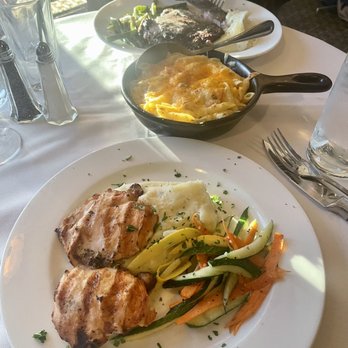 Steiner Ranch Steakhouse - Ribeye & grilled chicken plate with Lobster Mac & Cheese - Steakhouses Near Me - Austin, Texas Steiner Ranch Steakhouse - Ribeye & grilled chicken plate with Lobster Mac & Cheese - Steakhouses Near Me - Austin, Texas