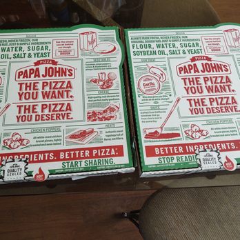 Papa Johns Pizza - 2 large pizzas for under $20 - Pizza Near Me - Clermont, Florida