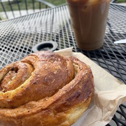 a pastry on a table