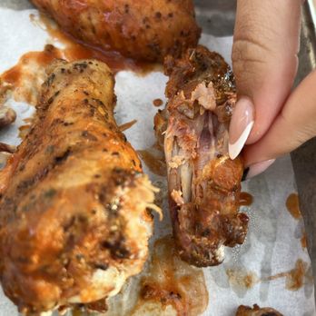 Flagship - Chicken Half Pound Wings, severely undercooked - American Near Me - Cotati, California