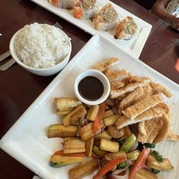 Lover's Roll and Chicken Katsu
