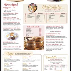 La Casa De La Abuela - Menu breakfast/brunch