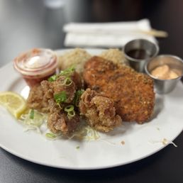a plate of food on a table a plate of food on a table