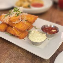 Paesanos - Polenta...very crispy and yummy