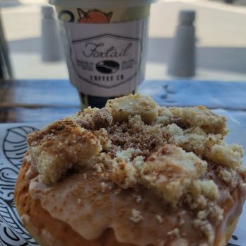 Foxtail Coffee - Macchiato and coffee cake donut - Coffee & Tea Near Me - Orlando, Florida