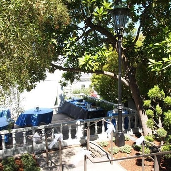 Fay Park - View from the top level of the park looking down on the patio being set up. - Parks Near Me - San Francisco, California Fay Park - View from the top level of the park looking down on the patio being set up. - Parks Near Me - San Francisco, California