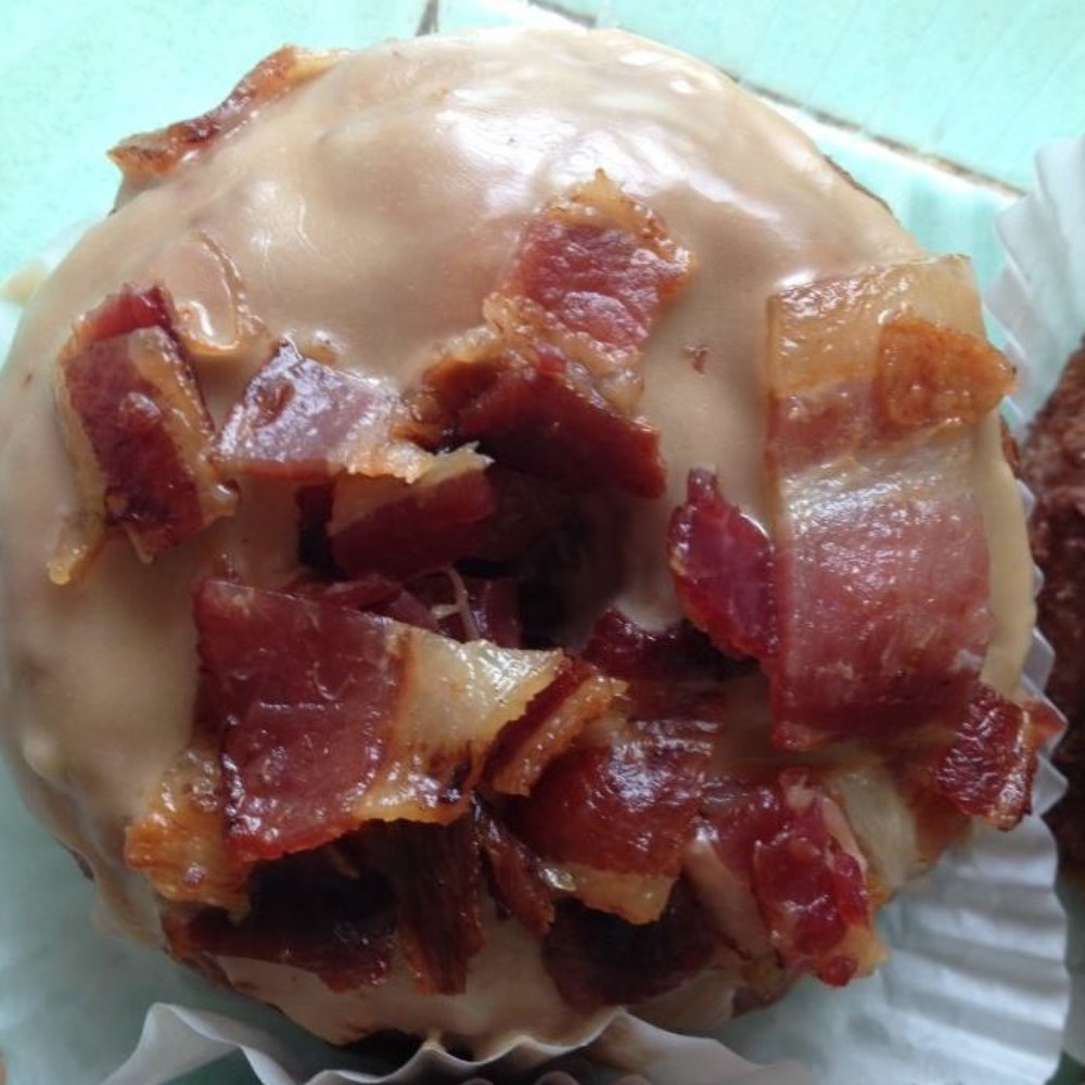 Bakers Donuts - Maple Bacon and soooooooo good! - Donuts Near Me - Sacramento, California