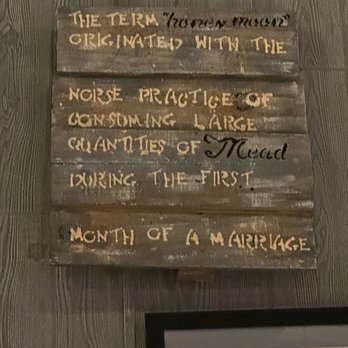 Three Hands Mead - a sign on a wall - Meaderies Near Me - Plant City, Florida
