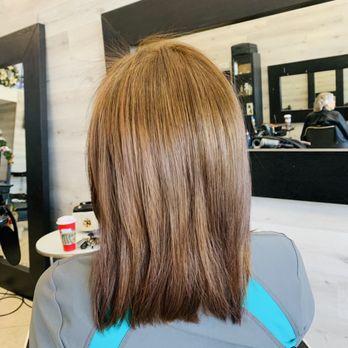 Les Cheveux - A natural brown caramel shade recommended by Josephine :) ! - Hair Salons Near Me - Los Angeles, California