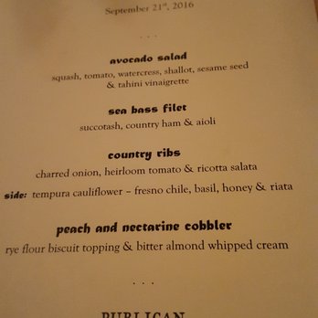 Publican Quality Meats - Private dinner, 9.21.16 - Butcher Near Me - Chicago, Illinois
