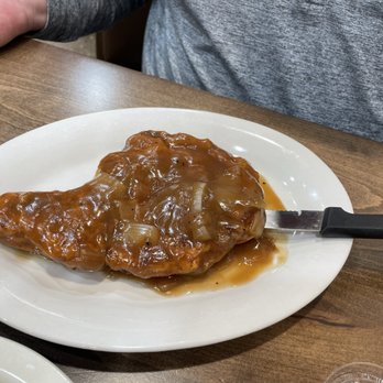 His Place Eatery - North - Smothered pork chop - Soul Food Near Me - Indianapolis, Indiana