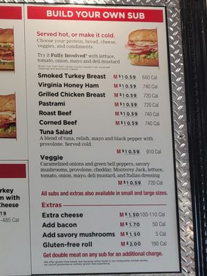 Menu photo 3 Firehouse Subs Aurora, CO