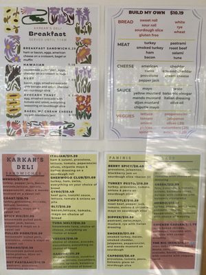 Menu photo 1 Karkar's Deli Willits, CA