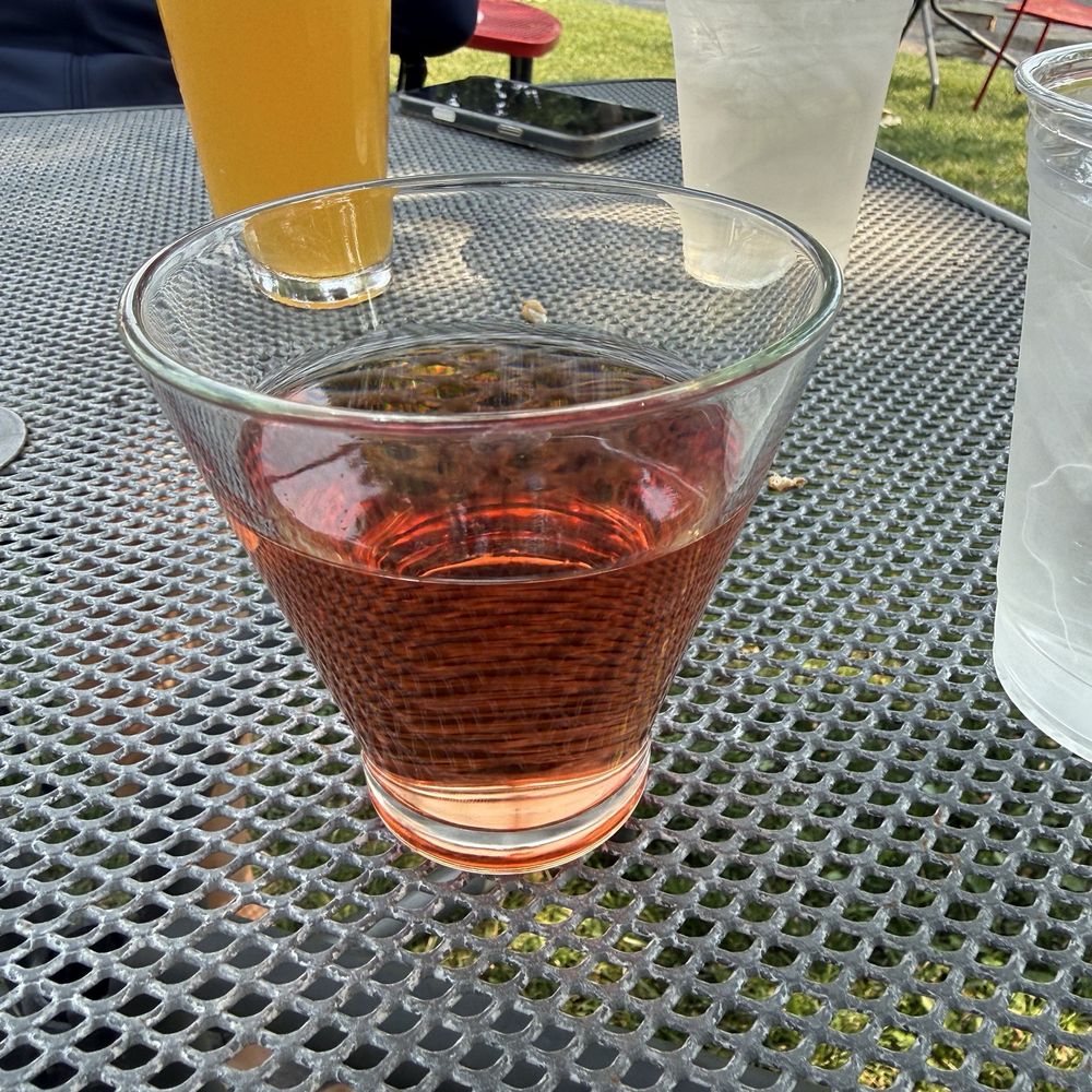Burnt Field - Huckleberry wine and the background drink is the Boardman Blonde. - Breweries Near Me - Boardman, Oregon Burnt Field - Huckleberry wine and the background drink is the Boardman Blonde. - Breweries Near Me - Boardman, Oregon