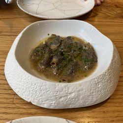 El Disparate - Morel mushrooms -- SO glad we were able to try these when they were on special! They were absolutely incredible!