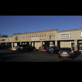 Goodfriend Package - Store front for Good friend Package & the coffee counter inside - American Near Me - Dallas, Texas Goodfriend Package - Store front for Good friend Package & the coffee counter inside - American Near Me - Dallas, Texas
