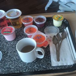 Northwestern Medicine Huntley Hospital - Clear liquid diet. Juices, Jell-O and Italian ice. Coffee and chicken broth.