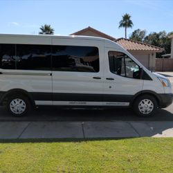 12 passenger sprinter style shuttle van.