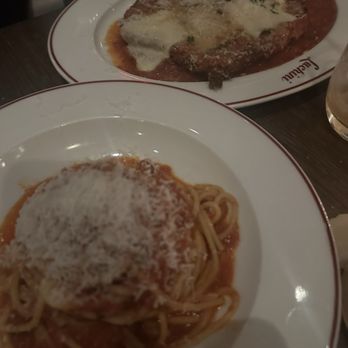 Luchini Italian Restaurant - Chicken Parmesan and side of spaghetti - Italian Near Me - Las Vegas, Nevada