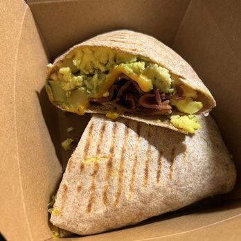 STOCK FOOD & DRINK - Breakfast burrito - Cafes Near Me - Banff, Alberta STOCK FOOD & DRINK - Breakfast burrito - Cafes Near Me - Banff, Alberta