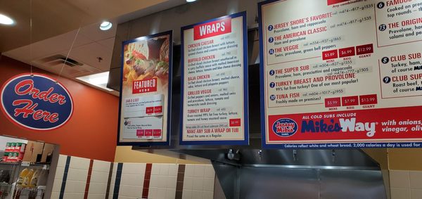 Menu photo 1 Jersey Mike's Subs Mesa, AZ