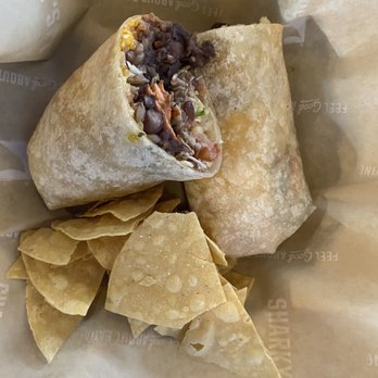 Sharky's Woodfired Mexican Grill - Wild Caught Salmon burrito - Mexican Near Me - Burbank, California