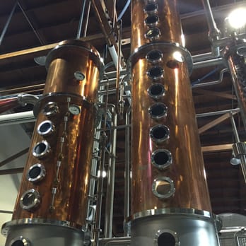 Spirit Works Distilling - The distillation columns - Beer, Wine & Spirits Near Me Spirit Works Distilling - The distillation columns - Beer, Wine & Spirits Near Me