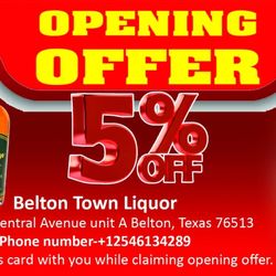 Belton Town Liquor - Review and 5% discount