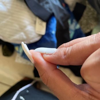 Nina Nails - 3rd broken nail coming through - Waxing Near Me - Orange, California