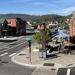 View from hotel balcony, towards downtown Truckee View from hotel balcony, towards downtown Truckee
