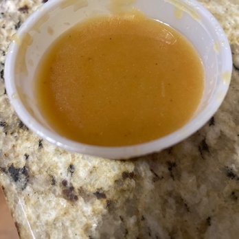 Teriyaki & Sushi - I think it supposed to be ginger dressing but it just looks like honey mustard and smells - Japanese Near Me - Midlothian, Virginia Teriyaki & Sushi - I think it supposed to be ginger dressing but it just looks like honey mustard and smells - Japanese Near Me - Midlothian, Virginia