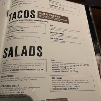 Yard House - Menu - New American Near Me - Austin, Texas