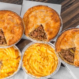 a variety of pies
