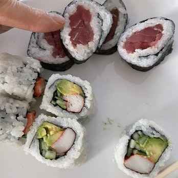 Momo Sushi - California rolls and an AMAZING tuna roll - Japanese Near Me - Ann Arbor, Michigan