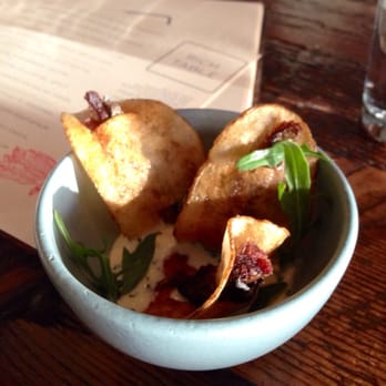 Rich Table - Sardine chips, horseradish creme fraiche - New American Near Me - San Francisco, California