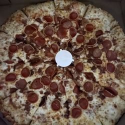 Round Table Pizza - 2nd attempt - Large Italiano mini pepperoni and bacon